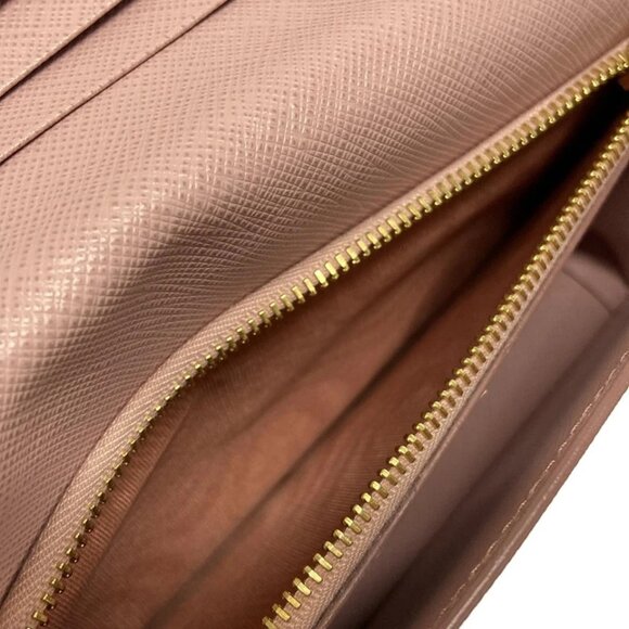PRADA -Pink Saffiano Shine (leather) Other Style Wallet 795-072225 - Picture 11 of 13